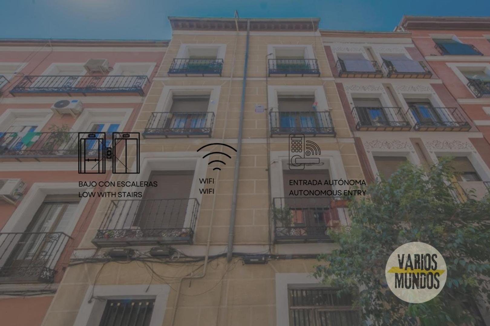 Cool Duplex Bajo Apt 7Pax Cerca De Tirso De Molina E2 마드리드 외부 사진