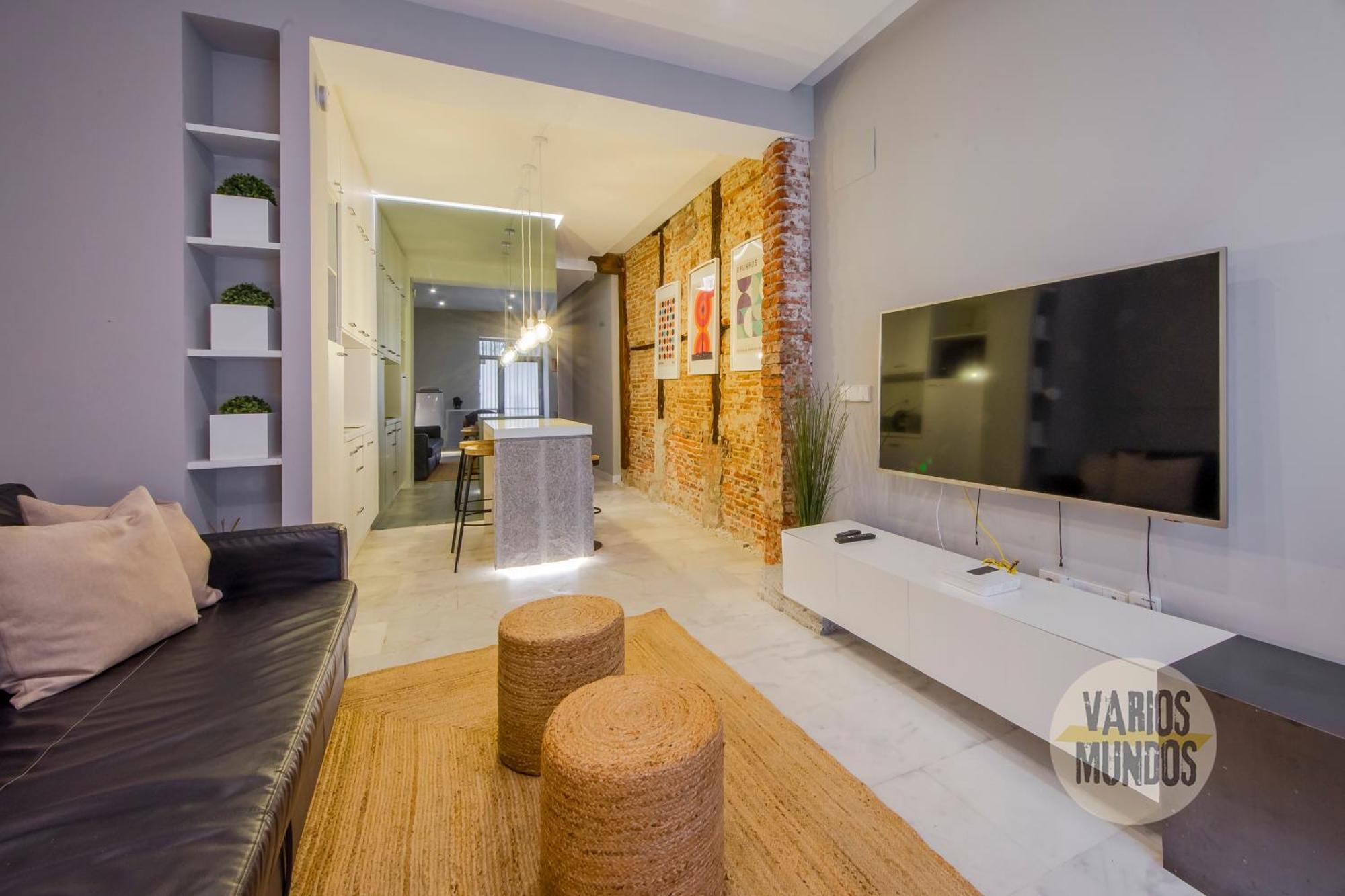 Cool Duplex Bajo Apt 7Pax Cerca De Tirso De Molina E2 마드리드 외부 사진